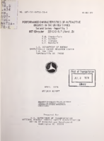 Performance Characteristics of Automotive Engines in the United States  Second Series  Report No 3  1977 Chrysler 225 CID 37 Liters 2V