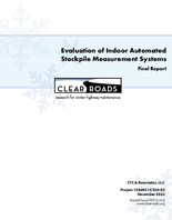 Evaluation of Indoor Automated Stockpile Measurement Systems