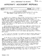 Investigation of Aircraft Accident BEECHCRAFT C35 AND WYOMING AIR NATIONAL GUARD CHEYENNE WYOMING 19591215