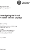 Investigating the Use of Color in Timeline Displays