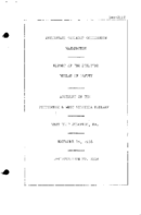 Interstate Commerce Commision Report of the Accident  Investigation Occuring on the PITTSBURGH AND WEST VIRGINIA RAILWAY WEST BELT JET PA