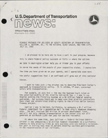 Remarks Prepared for Delivery by Deputy Secretary of Transportation William J Beckham Jr to the National Black Caucus