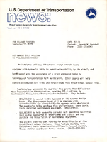 US Department of Transportation News Office of Assistant Secretary for Governmental and Public Affairs UMTA 5179 DOT Awards 558 Million to Philadelphia Transit