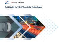 Tort Liability for TxDOT from CAV Technologies