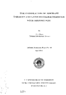 The Correlation of Aircraft Takeoff and Landing Characteristics with Airport Size