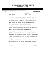 Air Travel Consumer Report February 1972