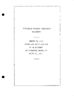 Interstate Commerce Commision Report of the Accident  Investigation Occuring on the BOSTON AND MAINE RAILROAD BIDDEFORD MAINE