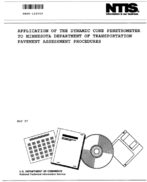 Application of the Dynamic Cone Penetrometer to Minnesota Department of Transportation Pavement Assessment Procedures