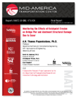 Monitoring the effects of knickpoint erosion on bridge pier and abutment structural damage due to scour