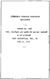 Interstate Commerce Commision Report of the Accident  Investigation Occuring on the GULF COLORADO AND SANTA FE GAINESVILLE TEX