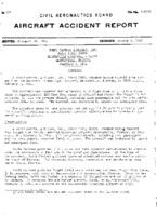 Investigation of Aircraft Accident SOUTH CENTRAL AIRLINES GAINESVILLE FLORIDA 19640203