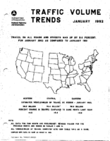 Traffic Volume Trends January 1992