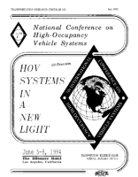 7th National Conference on HighOccupancy Vehicle Systems HOV systems in a new light