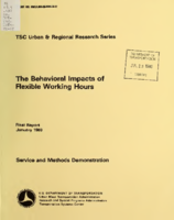 The Behavioral Impacts of Flexible Working Hours