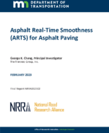 Asphalt RealTime Smoothness ARTS for Asphalt Paving