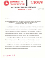 Speeches by Deputy Under Secretary Theodore C Lutz