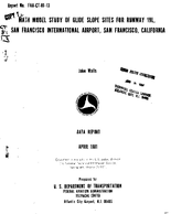 Math Model Study of Glide Slope Sites for Runway 19L San Francisco International Airport San Francisco California