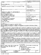 Experimental and Analytical Study of a PostTensioned Bridge