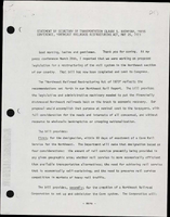 Statement by Secretary of Transportation Claude S Brinegar Press Conference Northeast Railroads Restructuring Act