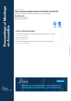 TimeVarying Broadband Noise of Multirotor Aircraft