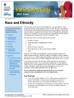 Traffic Safety Facts 2021 Data Race and Ethnicity