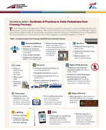 Synthesis of Practices to Deter Pedestrians from Crossing Freeways Technical Brief