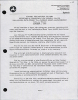 Secretary of Transportation Rodney Slater Speeches October 1999