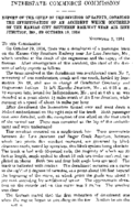 Interstate Commerce Commission Report of the Accident  Investigation Occurring on the KANSAS CITY SOUTHERN RAILROAD AIR LINE JET MO