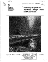 Summary Report on Selected Aesthetic Bridge Rails and Guardrails