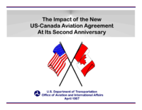 The Impact of the New USCanada Aviation Agreement At Its Second Anniversary