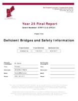 Deficient Bridges and Safety Information