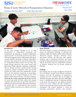 Fresno County Afterschool Transportation Education Research Brief