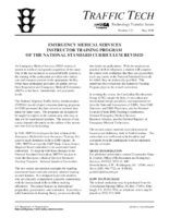 Emergency Medical Services Instructor Training Program of the National Standard Curriculum Revised