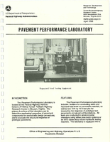 Pavement Performance Laboratory Fact Sheet