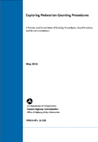 Exploring Pedestrian Counting Procedures