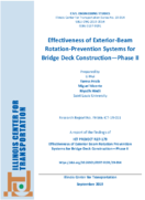 Effectiveness of ExteriorBeam RotationPrevention Systems for Bridge Deck ConstructionPhase II