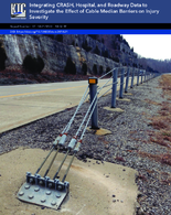Integrating CRASH Hospital and Roadway Data to Investigate the Effect of Cable Median Barriers on Injury Severity