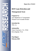 HOT Lane Detection and Management Scan