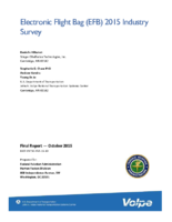 Electronic Flight Bag EFB 2015 Industry Survey