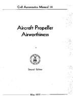 CAM 14 Aircraft Propeller Airworthiness 1957
