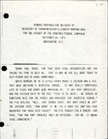 Remarks Prepared for Delivery by Secretary of Transportation Elizabeth Hanford Dole for the Kickoff of the Combined Federal Campaign
