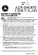 AC 1355A Maintenance Program Approval for CarryOn Oxygen Equipment for Medical Purposes