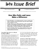 How Bike Paths and Lanes Make a Difference