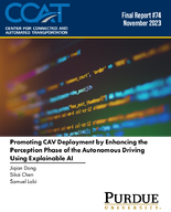 Promoting CAV Deployment by Enhancing the Perception Phase of the Autonomous Driving Using Explainable AI