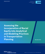 Assessing the Incorporation of Racial Equity into Analytical and Modeling Practices in Transportation Planning