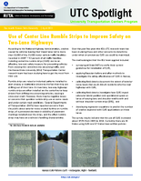 Use of Center Line Rumble Strips to Improve Safety on TwoLane Highways