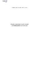 Frank Lobiondo Coast Guard Authorization Act of 2018