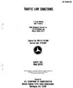 Traffic Law Sanctions