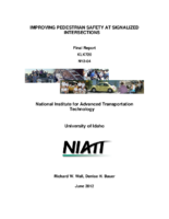 Improving Pedestrian Safety at Signalized Intersections