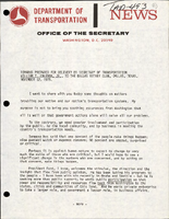 Remarks Prepared for Delivery by Secretary of Transportation William T Coleman Jr to the Dallas Rotary Club